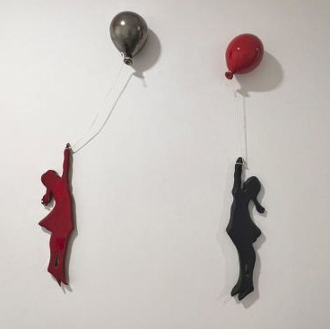 Palloncini in ceramica da appendere fatti a mano - immagine 2